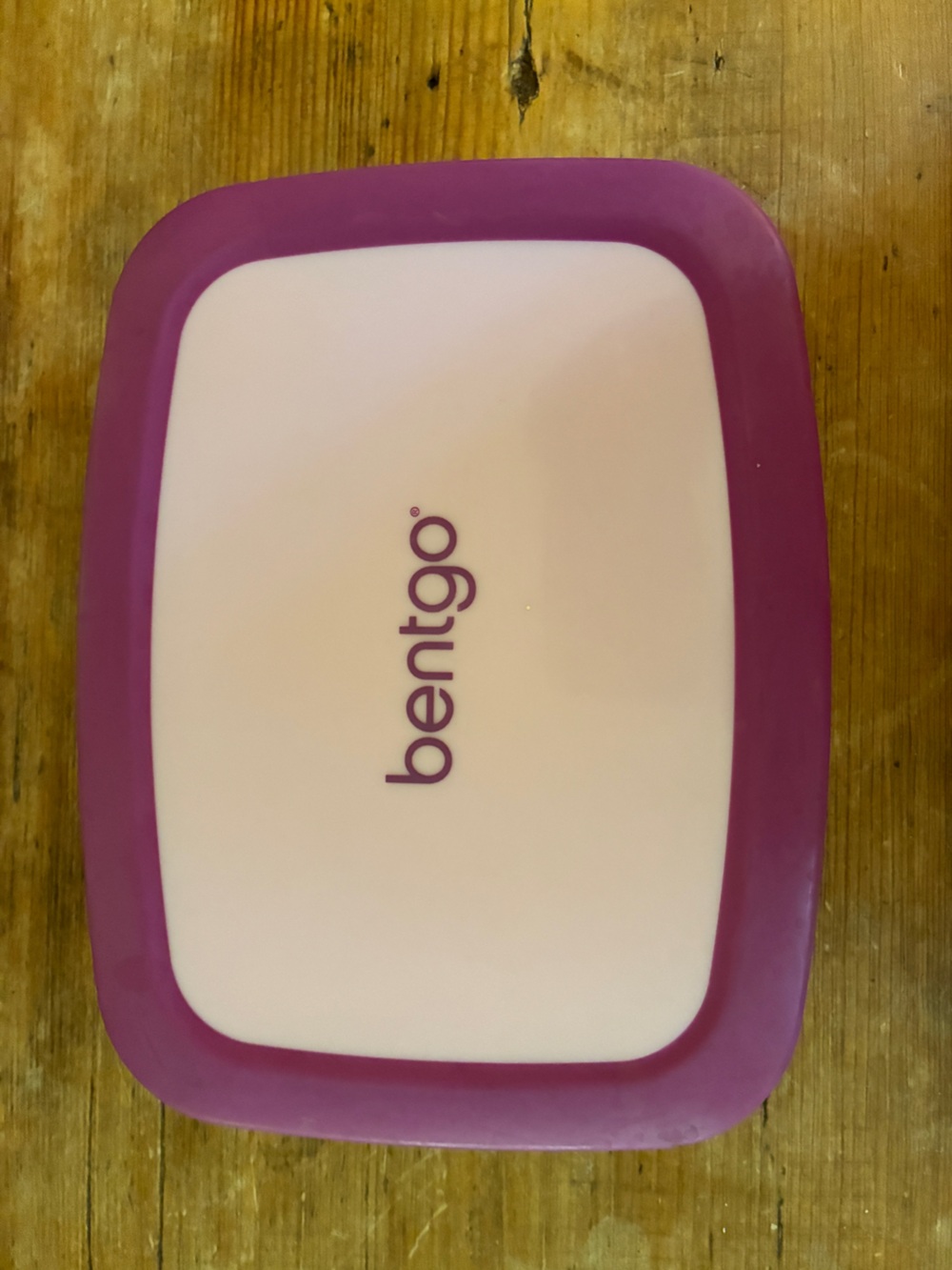 Bentgo Pink Kids Lunchbox - Purple Trim